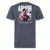 AoG - Red Spartan - heather navy