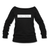 FS Women's Wideneck Sweatshirt - black