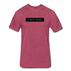 Fitted Cotton/Poly T-Shirt by Next Level - heather burgundy