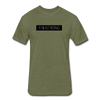 Fitted Cotton/Poly T-Shirt by Next Level - heather military green