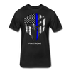 FS Blue Line Logo Men's T-Shirt - black