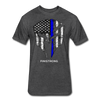 FS Blue Line Logo Men's T-Shirt - heather black