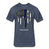 FS Blue Line Logo Men's T-Shirt - heather navy