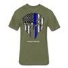 FS Blue Line Logo Men's T-Shirt - heather military green