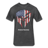 Patriotic Logo Men's T-Shirt - heather black