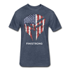 Patriotic Logo Men's T-Shirt - heather navy