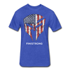 Patriotic Logo Men's T-Shirt - heather royal