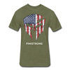 Patriotic Logo Men's T-Shirt - heather military green