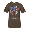 Patriotic Logo Men's T-Shirt - heather espresso