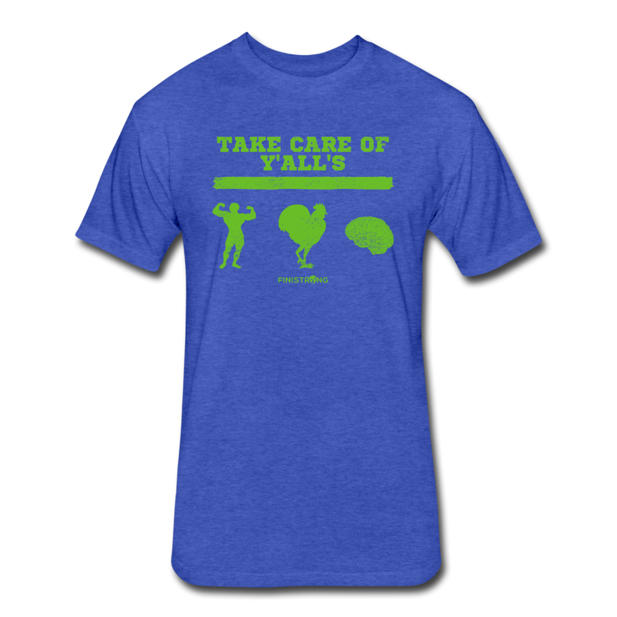 Take Care Beast Mode Men's T-Shirt - heather navy