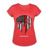 Her Red Line T-Shirt - heather red