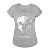 Her FS Helmet Logo T-Shirt - heather gray