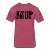 Give Up Men's T-Shirt - heather burgundy