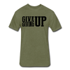 Give Up Men's T-Shirt - heather military green