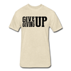 Give Up Men's T-Shirt - heather cream