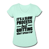 Her Slow Process T-Shirt - mint