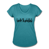 Her Weapon T-Shirt - heather turquoise