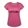 Her Weapon T-Shirt - heather raspberry