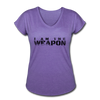 Her Weapon T-Shirt - purple heather