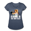 Her Sexy Strong T-Shirt - navy heather