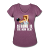 Her Sexy Strong T-Shirt - heather plum