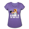 Her Sexy Strong T-Shirt - purple heather