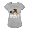 Her Strong Sexy Queen T-Shirt - heather gray