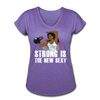 Her Strong Sexy Queen T-Shirt - purple heather