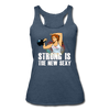 Her Strong Sexy Tank - heather navy