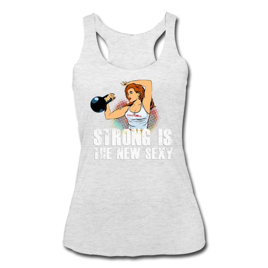 Her Strong Sexy Tank - heather dusty rose