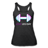 Her Leg Day Tank - heather black