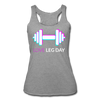 Her Leg Day Tank - heather gray