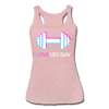 Her Leg Day Tank - heather dusty rose