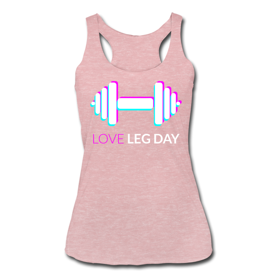 Her Leg Day Tank - heather navy