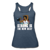 Her Strong Sexy Queen Tank - heather navy