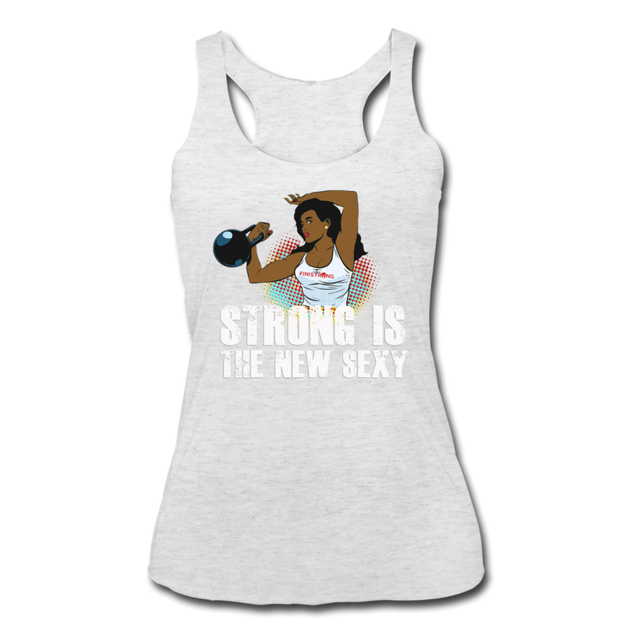 Her Strong Sexy Queen Tank - heather gray