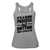 Her Slow Process Tank - heather gray