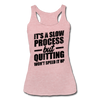 Her Slow Process Tank - heather dusty rose