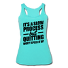 Her Slow Process Tank - turquoise