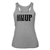 Her Give Up Tank - heather gray