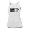 Her Give Up Tank - heather white