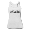 Her Weapon Tank - heather white