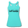 Her Weapon Tank - turquoise