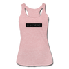 Her Black Patch Tank - heather dusty rose