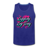 Men’s Liggidy Leg Day Tank - royal blue