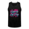 Men’s Liggidy Leg Day Tank - charcoal gray