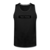 Men’s Black Patch Tank - black