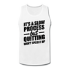 Men’s Slow Process Tank - white