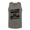 Men’s Slow Process Tank - asphalt gray