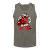 Men’s Hit The Gym Tank - asphalt gray